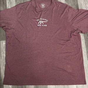 Asics Men's Burgundy Short Sleeve Tee